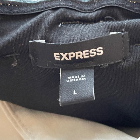 Express Velvet Oversized Bow Women Top Bodysuit Large Glamorous Statement Preppy - Picture 8 of 12